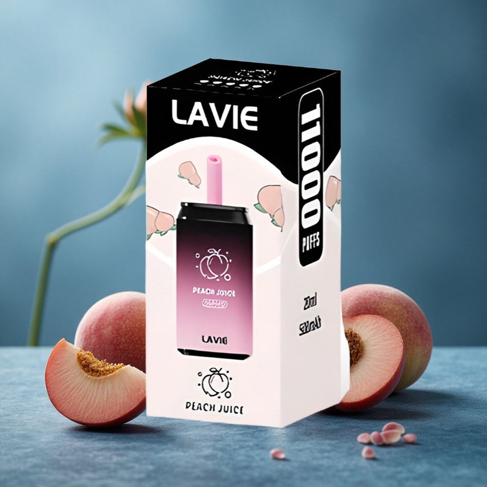 Lavie Aurora 11000 Puffs מיץ אפרסק 22ML סוג C נטען