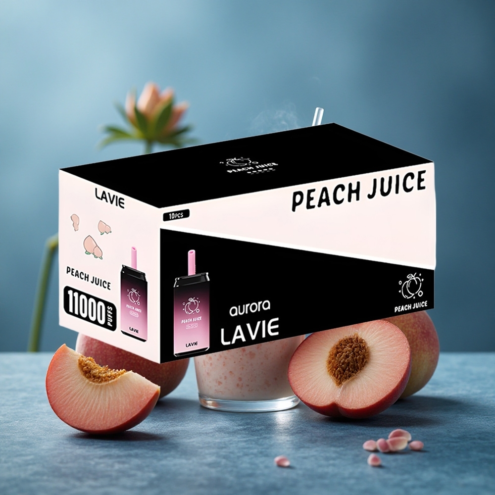 Lavie Aurora 11000 Puffs מיץ אפרסק 22ML סוג C נטען