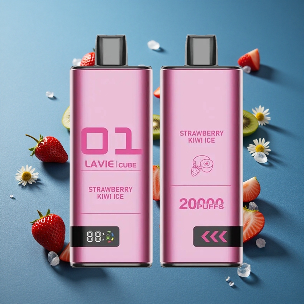 Lavie Cube 20000 Puffs אייפוד תות קיווי קרח 28מ"ל