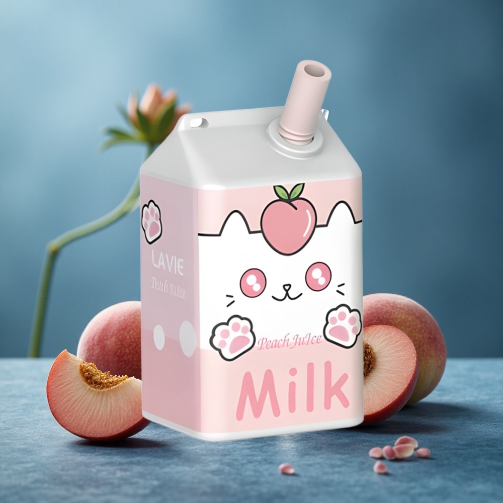LAVIE Milk 7000 פעימות אפרסק מיץ סוללה 600mAh נפח נוזל 16ML