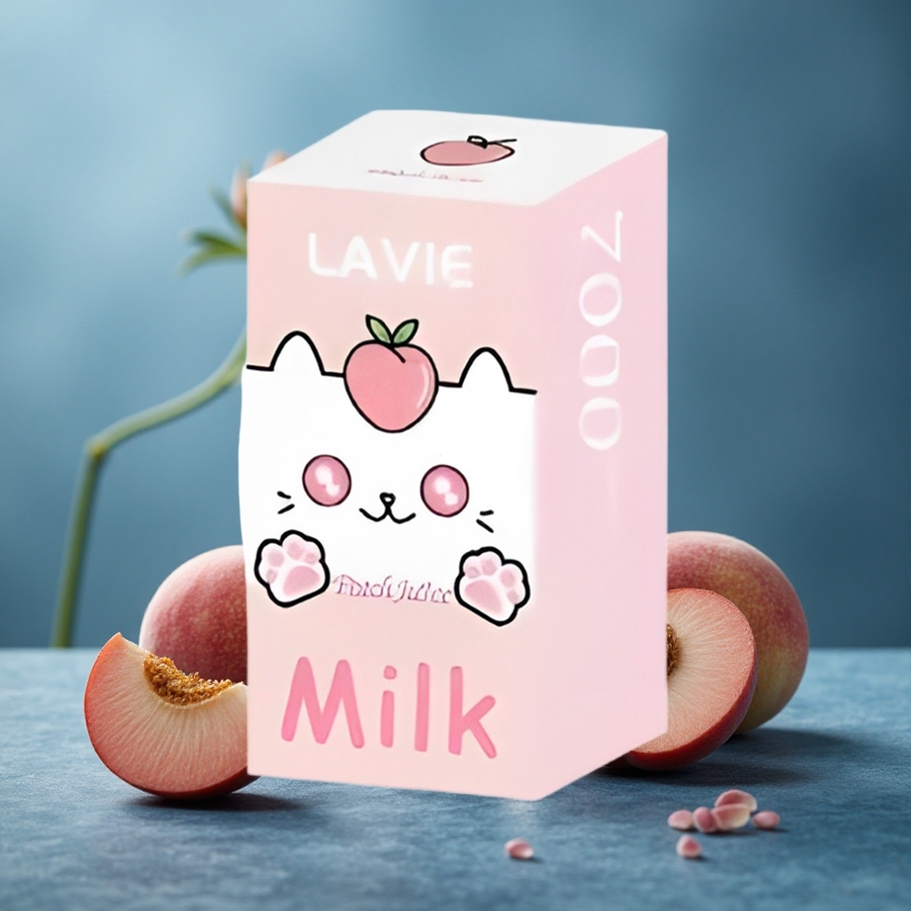 LAVIE Milk 7000 פעימות אפרסק מיץ סוללה 600mAh נפח נוזל 16ML