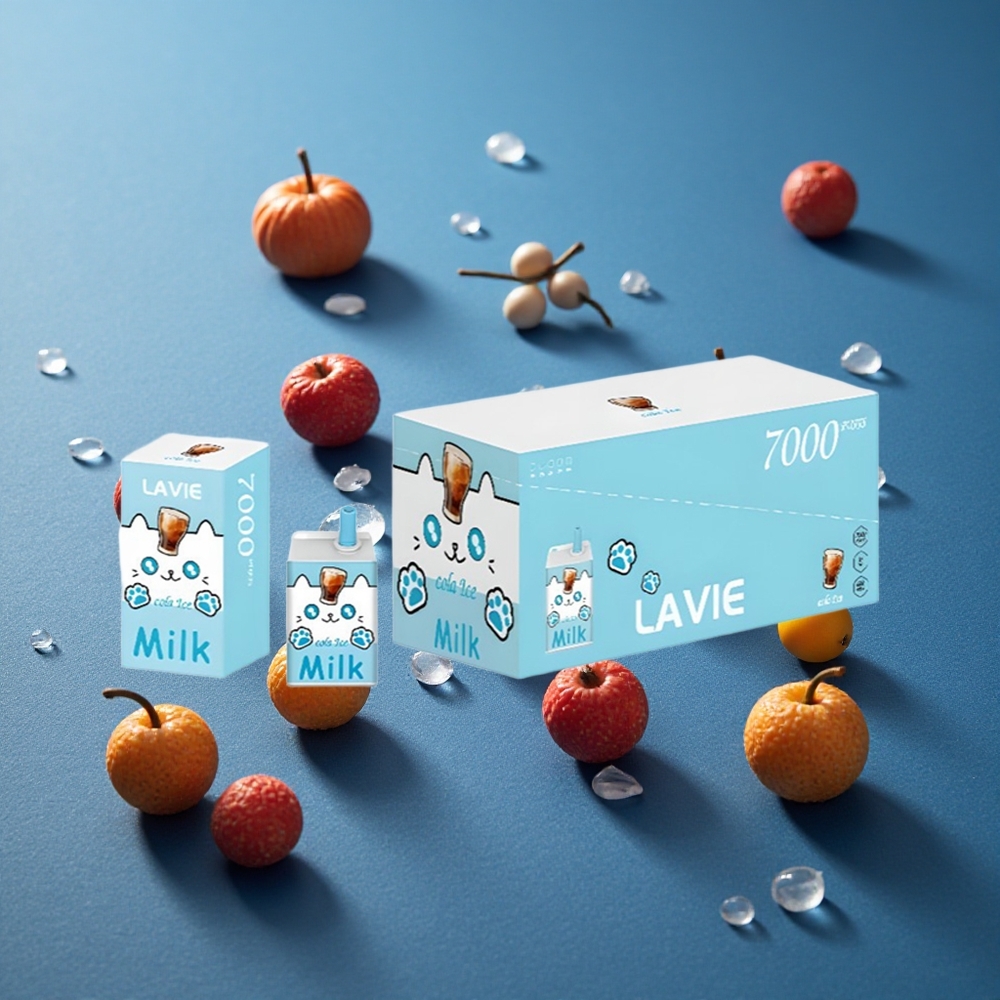 LAVIE Milk 7000 Puffs קולה קרח 16ML 600mAh