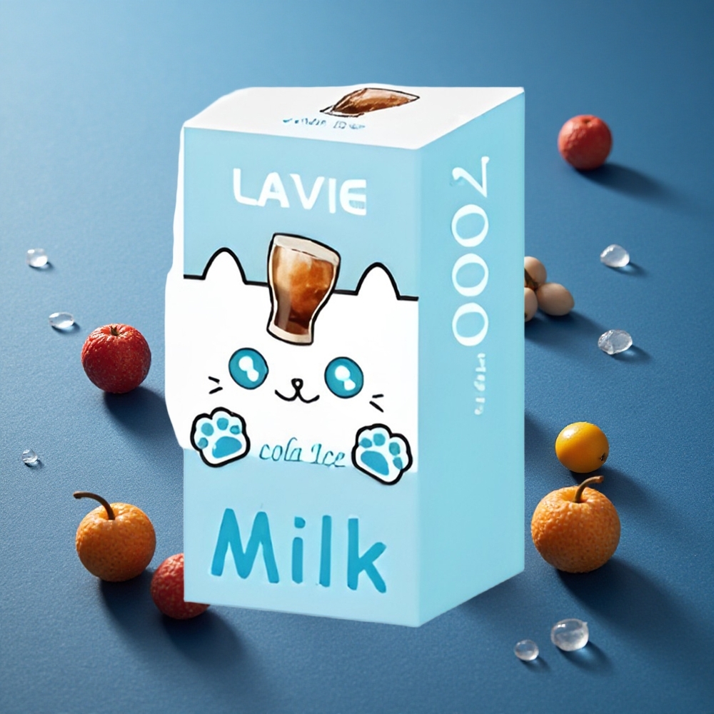LAVIE Milk 7000 Puffs קולה קרח 16ML 600mAh
