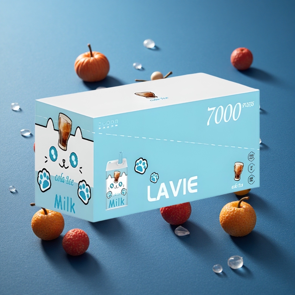 LAVIE Milk 7000 Puffs קולה קרח 16ML 600mAh