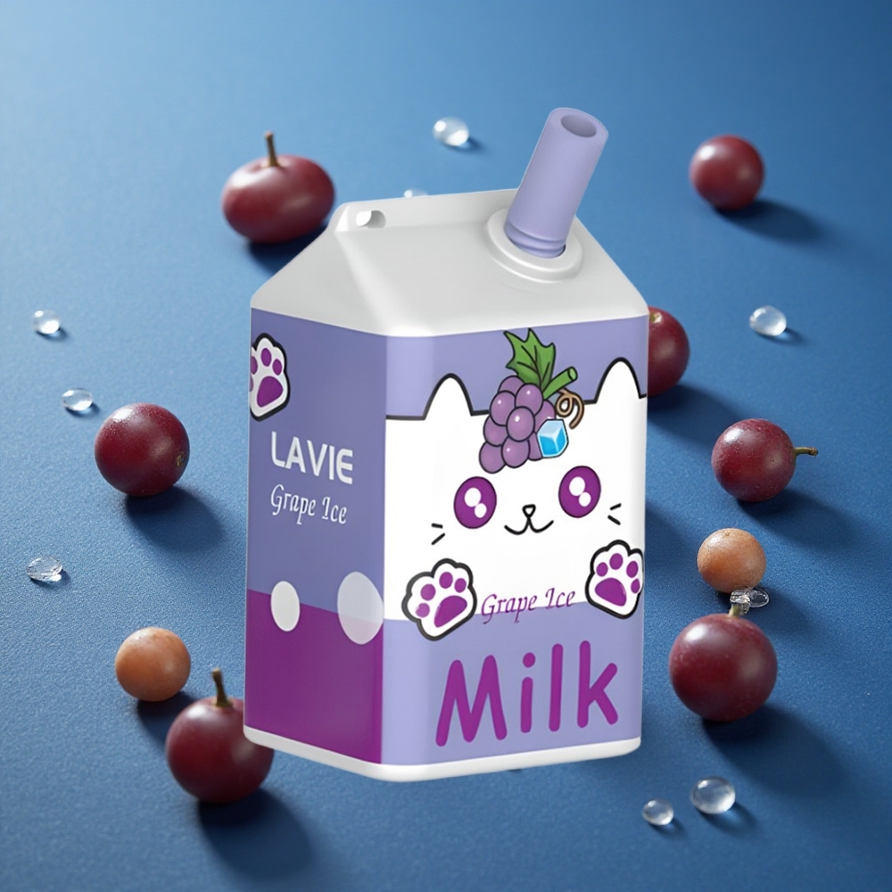 LAVIE Milk 7000 Puffs ענבים קרח 16ML 600mAh