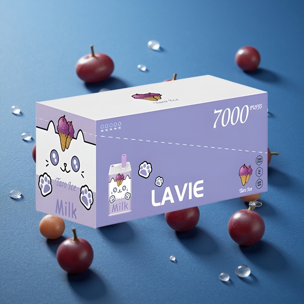 LAVIE Milk 7000 Puffs ענבים קרח 16ML 600mAh