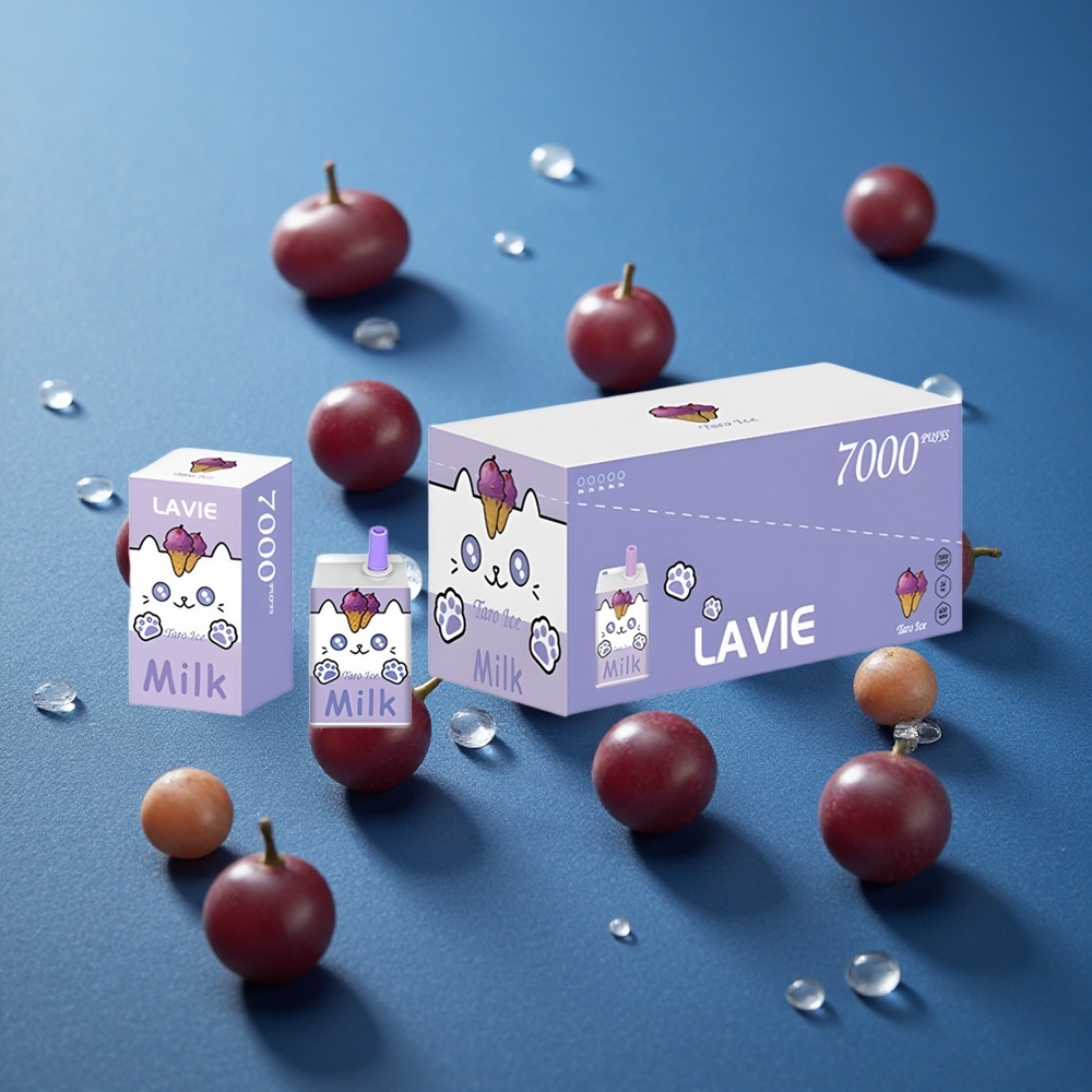 LAVIE Milk 7000 Puffs ענבים קרח 16ML 600mAh