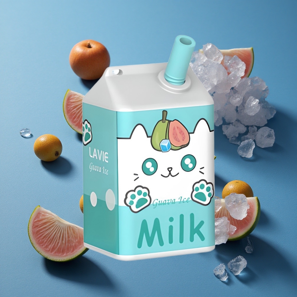 LAVIE Milk 7000 Puffs גויאבה קרח 16ML 600mAh