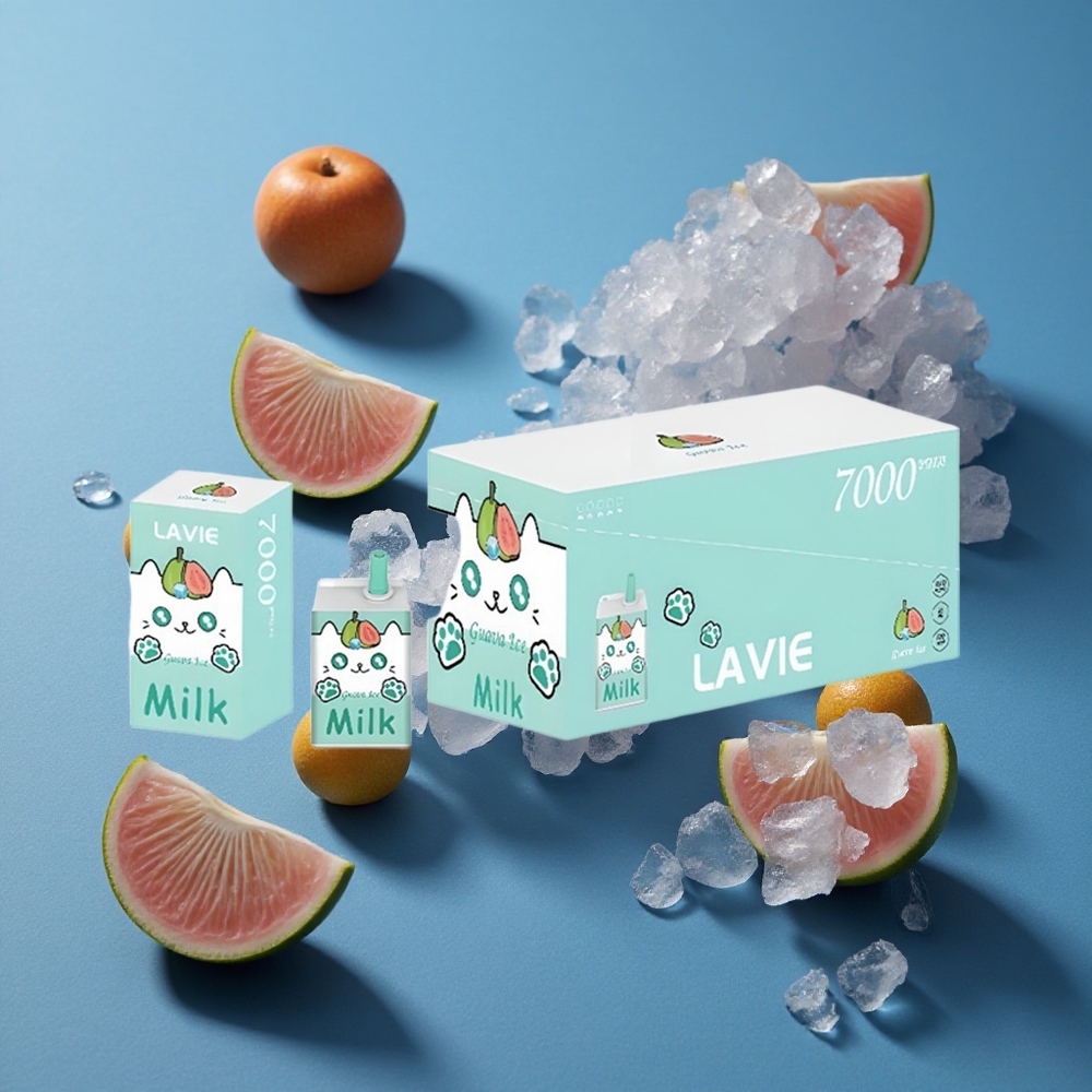 LAVIE Milk 7000 Puffs גויאבה קרח 16ML 600mAh