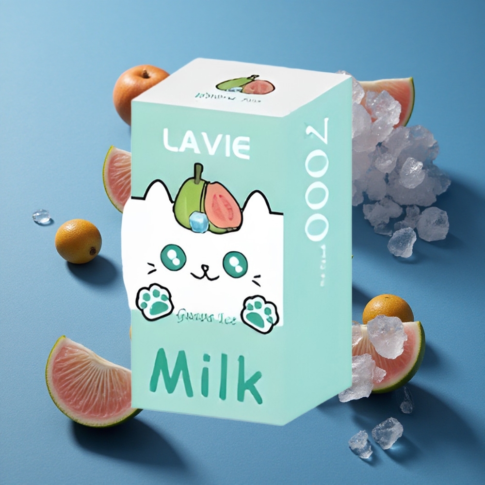 LAVIE Milk 7000 Puffs גויאבה קרח 16ML 600mAh