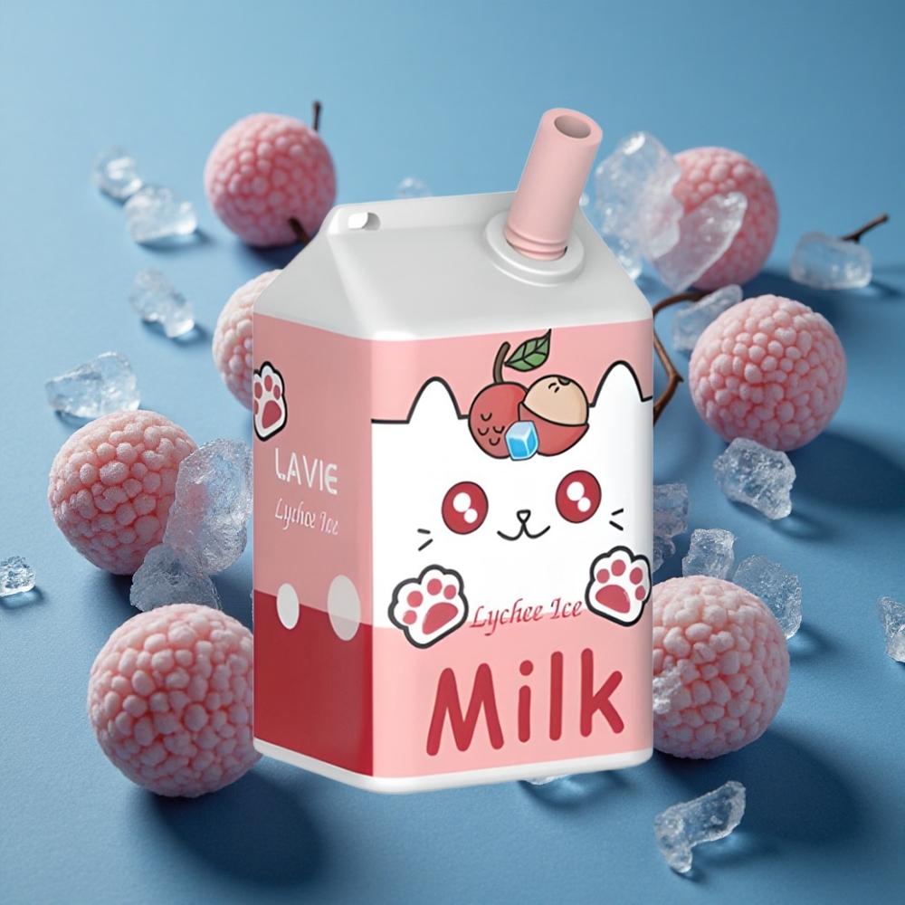 LAVIE Milk 7000 Puffs ליצ'י קרח 16ML 600mAh