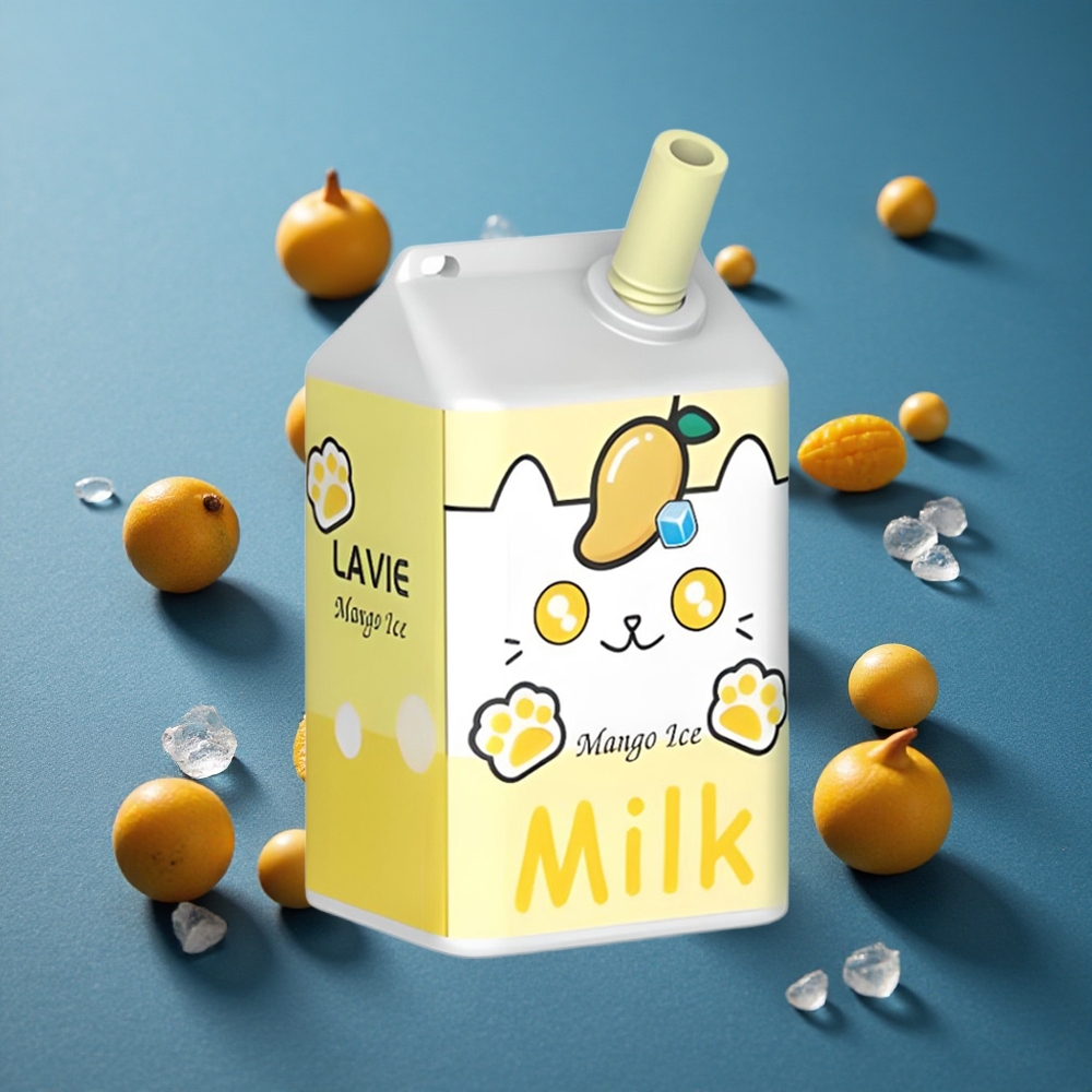LAVIE Milk 7000 Puffs מנגו קרח 16ML 600mAh