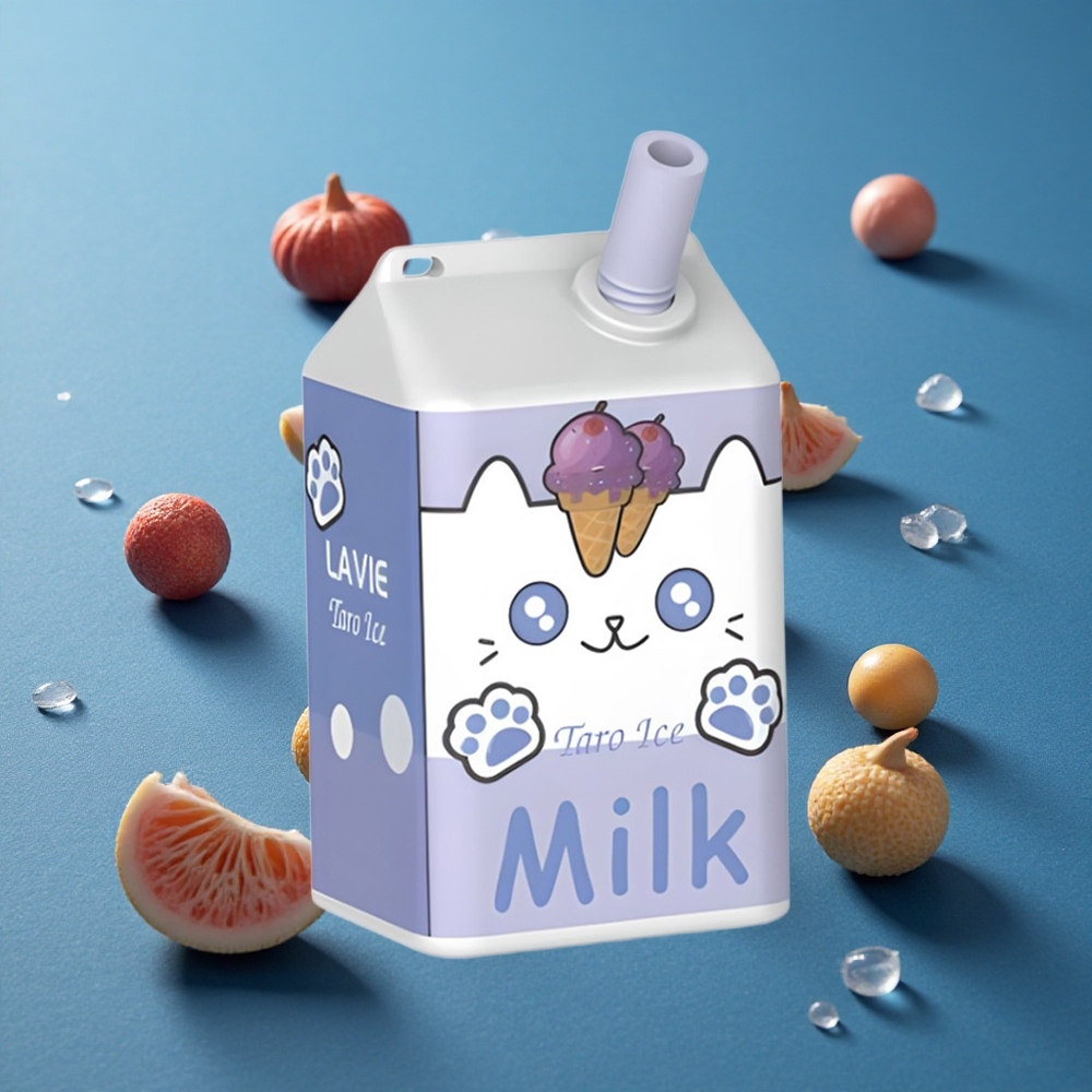 LAVIE Milk 7000 Puffs טארו קרח 16מ"ל טיפוס C