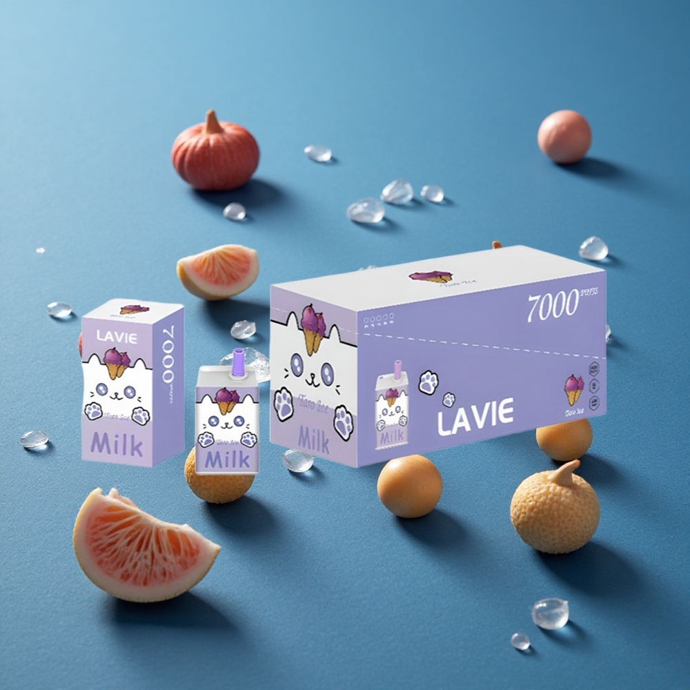 LAVIE Milk 7000 Puffs טארו קרח 16מ