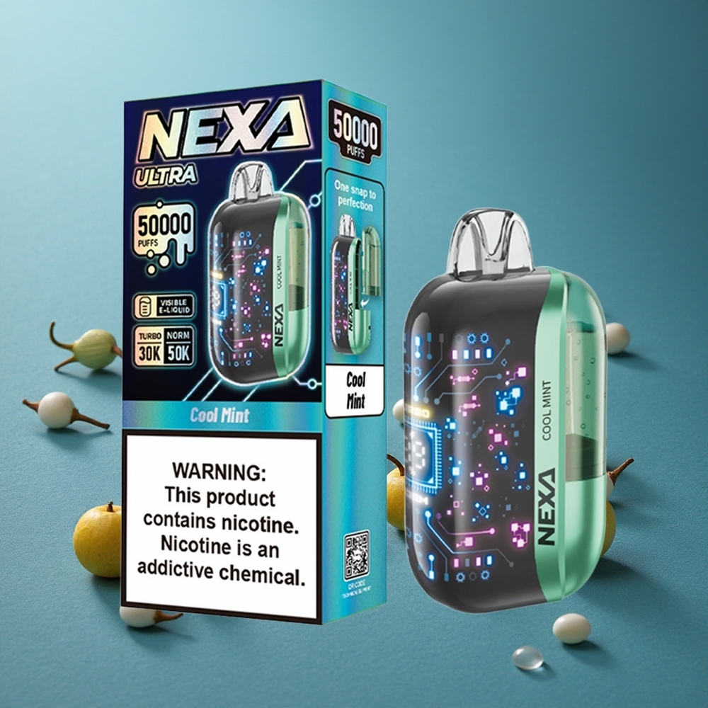 NEXA Ultra 50000 מכשיר אידוי חד פעמי מנטה קריר עם 20 מ