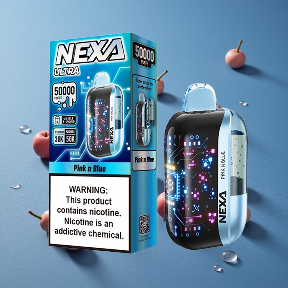 NEXA Ultra 50000 פיות ורוד וכחול 20ml 5% ניקוטין