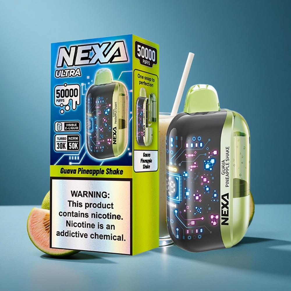 NEXA Ultra 50000 פיות גויאבה אננס שייק 20ml 800mah