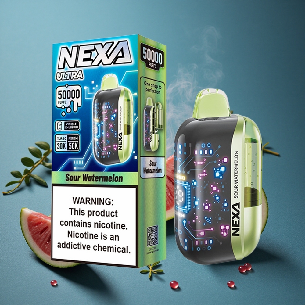NEXA Ultra 50K סיגריה אלקטרונית חד פעמית אבטיח חמוץ 20מ