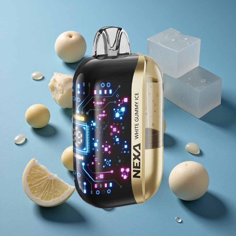 NEXA Ultra 50K סוכריות גומי לבנות קרח 20ml 800mah