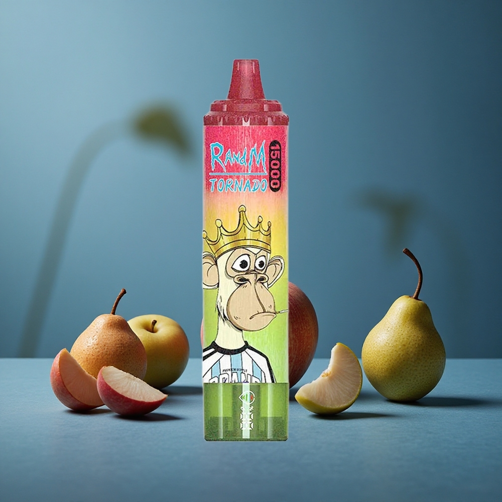 RandM Fumot Tornado 15000 Puffs 25ml תפוח אפרסק אגס