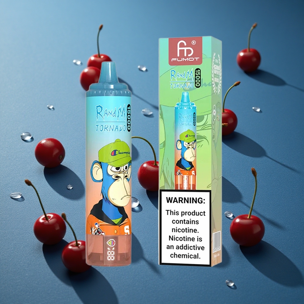 RandM Fumot Tornado 15000 Puffs דובדבן קולה 25ml 850mAh