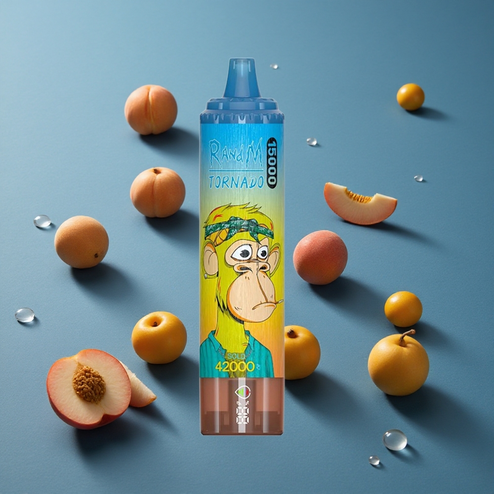 RandM Fumot Tornado 15000 Puffs אפרסק מנגו 25ml 850mAh