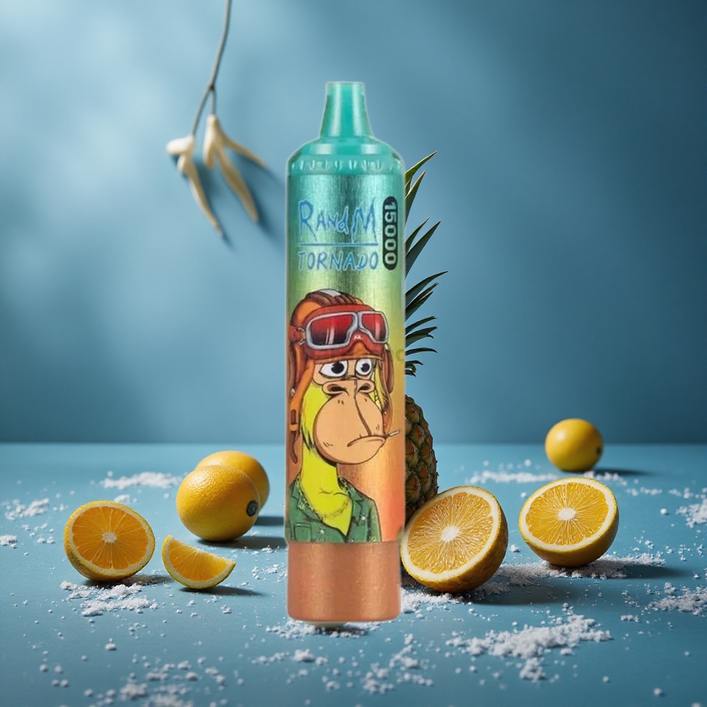 RandM Fumot Tornado 15000 Puffs אננס מצונן עם סוללת 850mAh