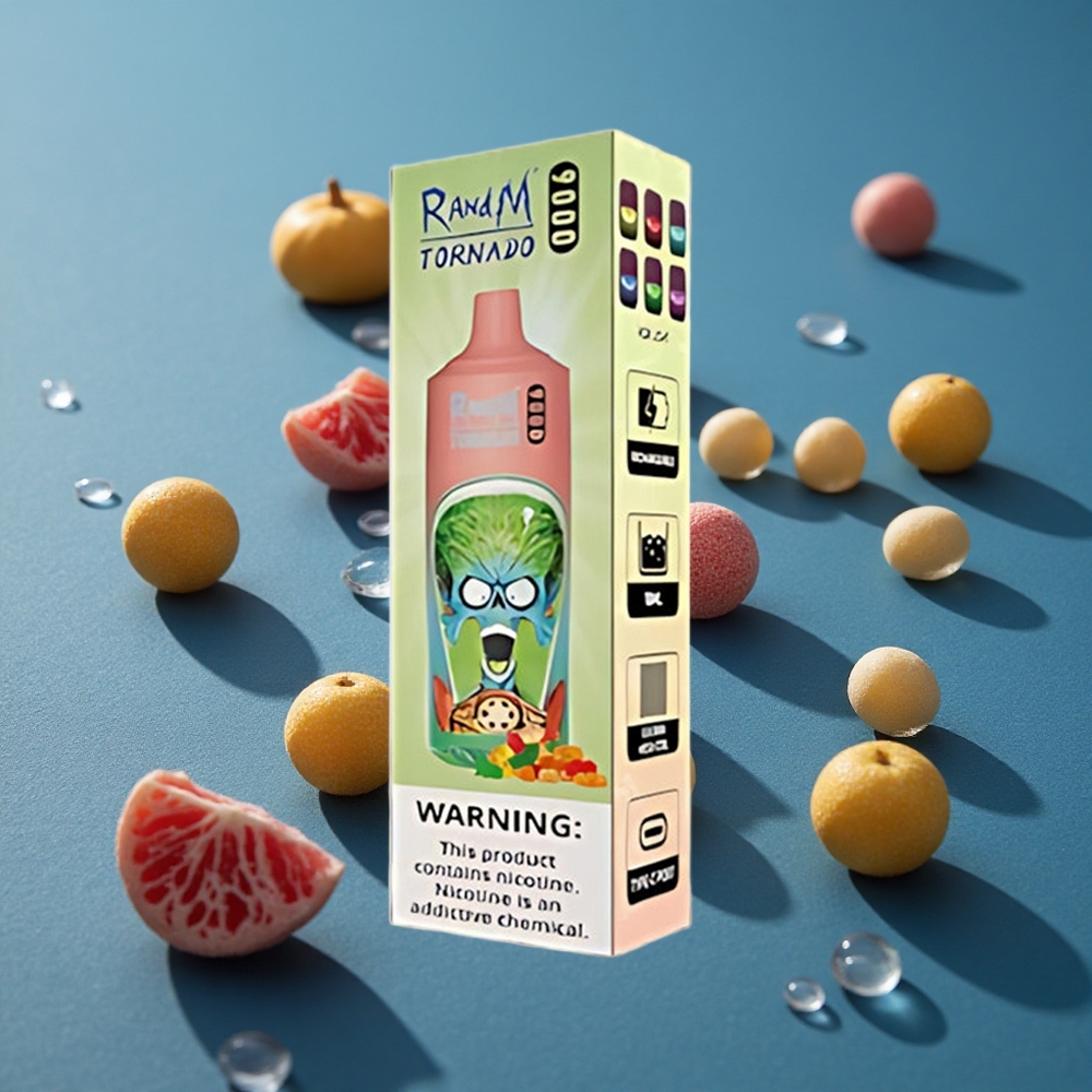 RandM Fumot Tornado 9000 Puffs סוכוניית גומי 9000 Puffs 18 מ