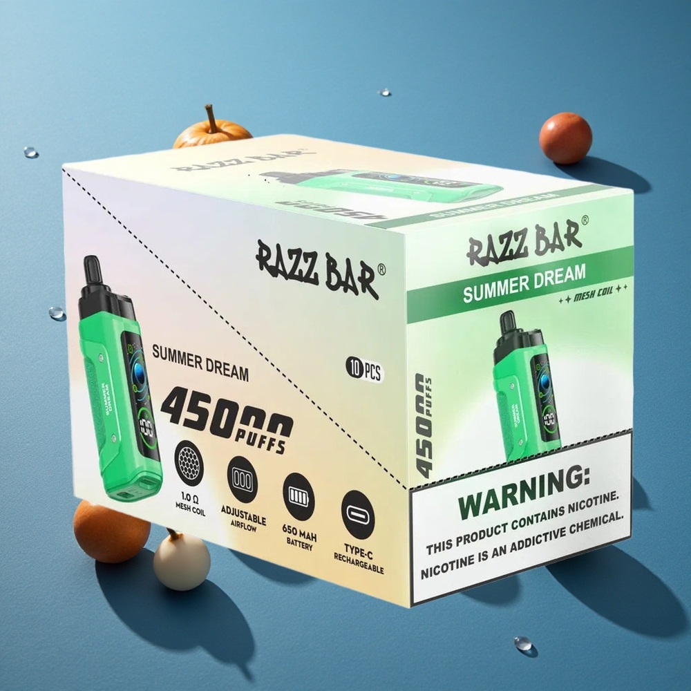 Razz Bar 45000 מחזורי עישון סוג C נטען חלום קיץ