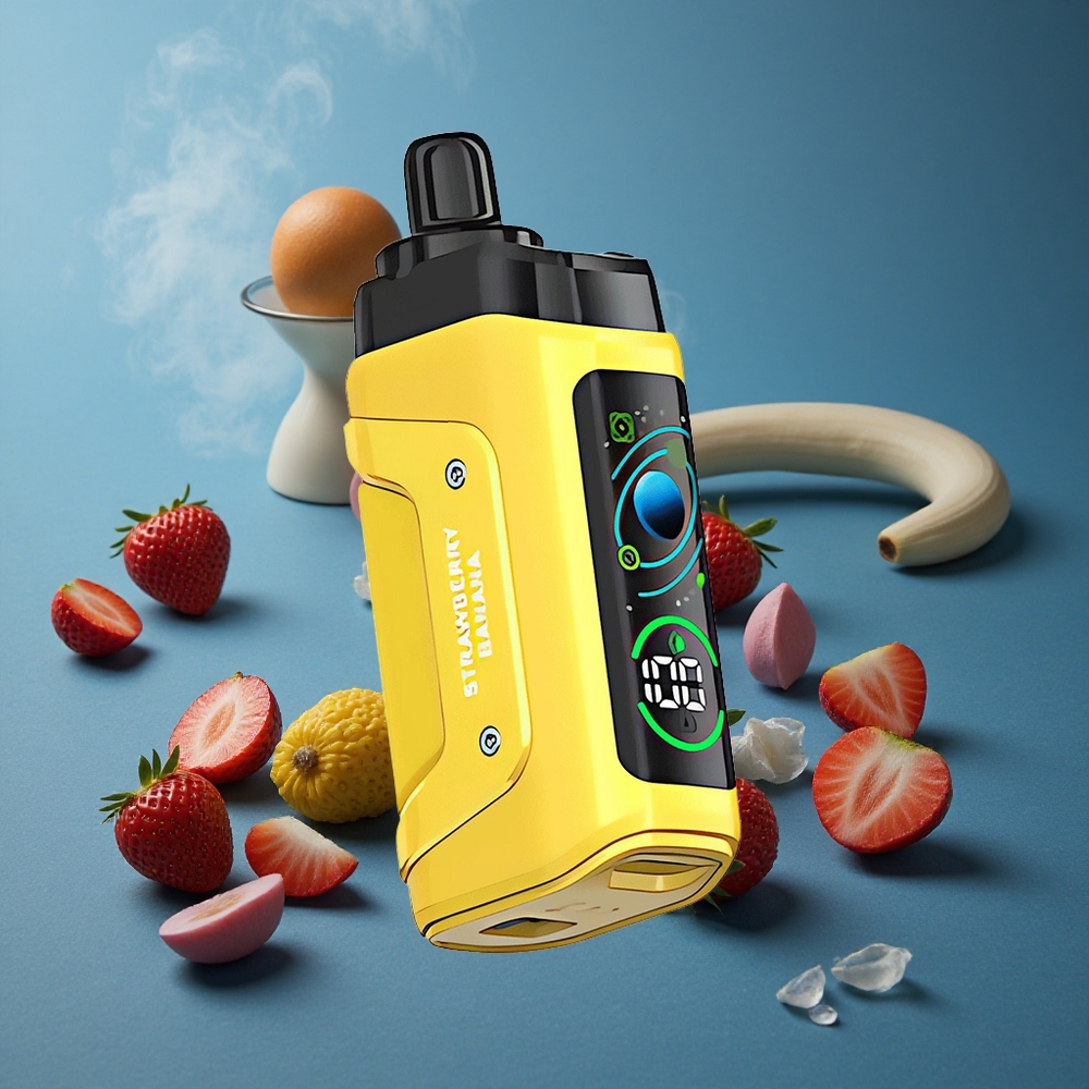 Razz Bar 45000 Puffs אידוי חד פעמי תות בננה סליל משוט 1.0 אוהם סוללה 650 מא"ה