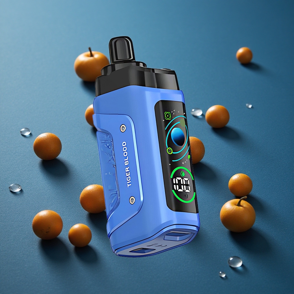 Razz Bar 45000 Puffs סיגריה אלקטרונית חד פעמית דם טיגריס סליל מש 1.0 אוהם סוללה 650 מאח