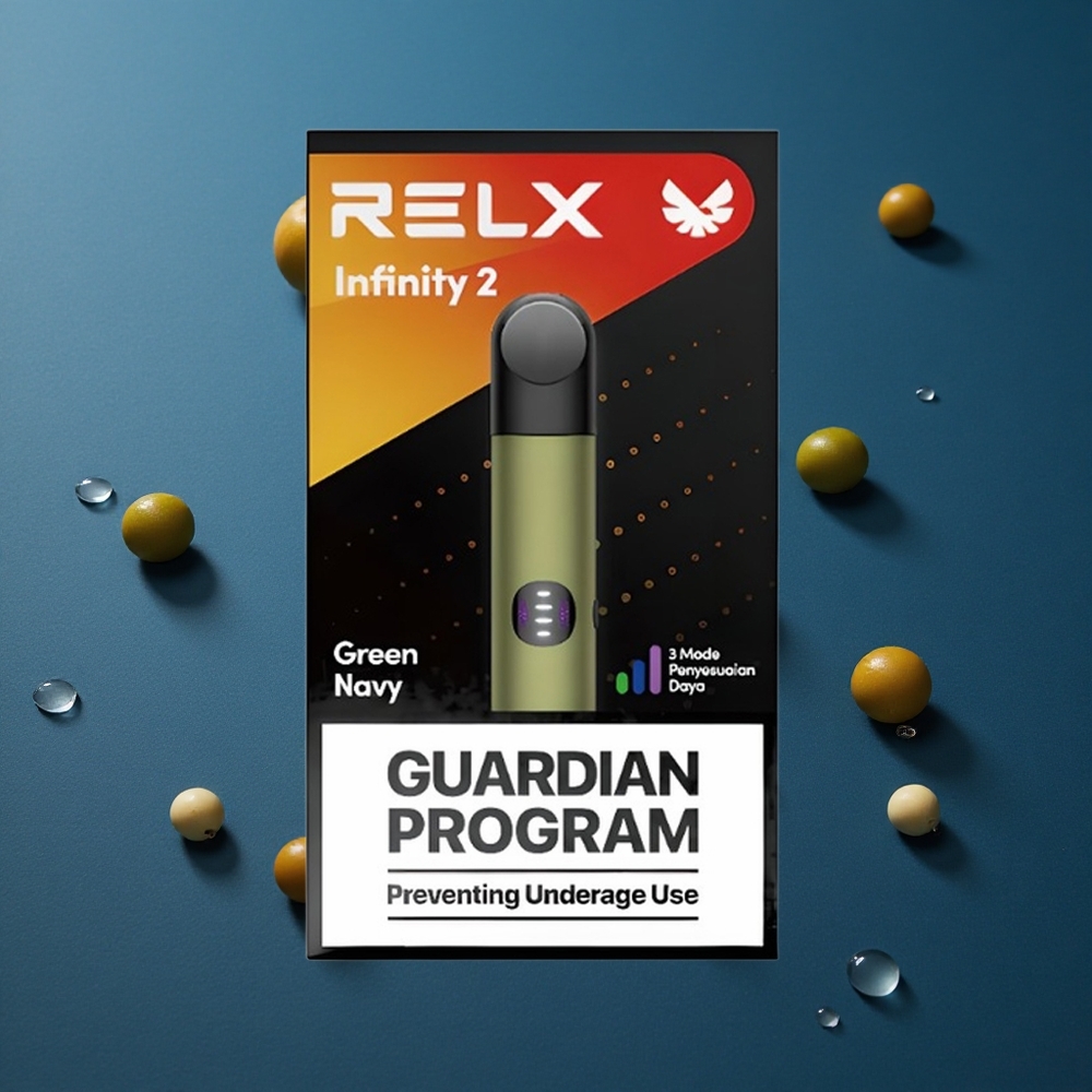 RELX Infinity 2 מכשיר אידוי ירוק-כחול ים עם 1.9 מ