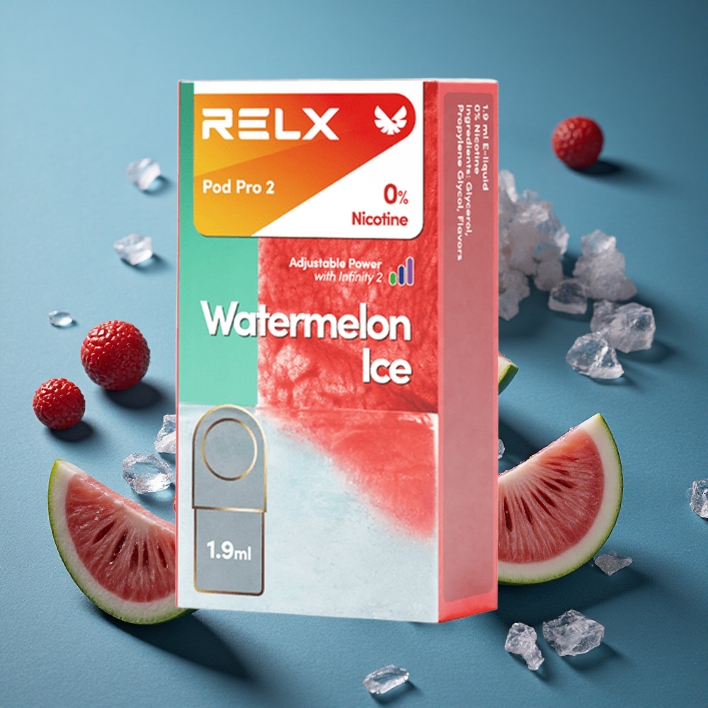 RELX Pod Pro 2 אבטיח קרח 0% ניקוטין 1.9ml