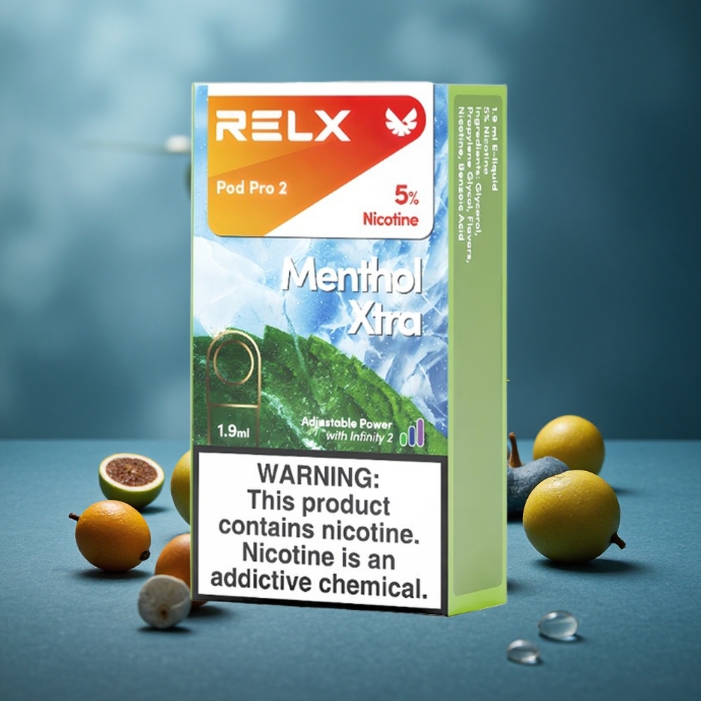 RELX Pod Pro 2 מנטה אקסטרה 1.9מ"ל 5% ניקוטין