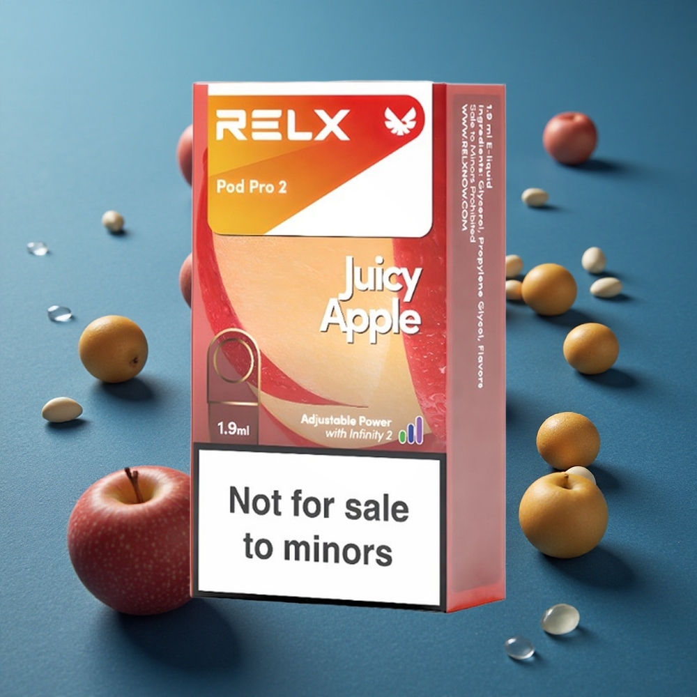 RELX Pod Pro 2 פודס תפוח עסיסי 1.9מ"ל 600 מקטרות