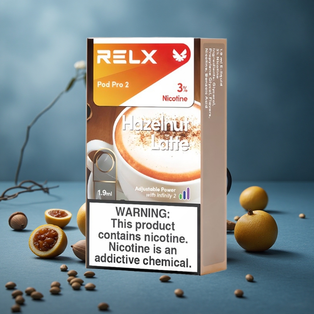 RELX Pod Pro 2 פוד 1.9מ"ל 600 שאיפות לֶטֶה אֱגוֹז