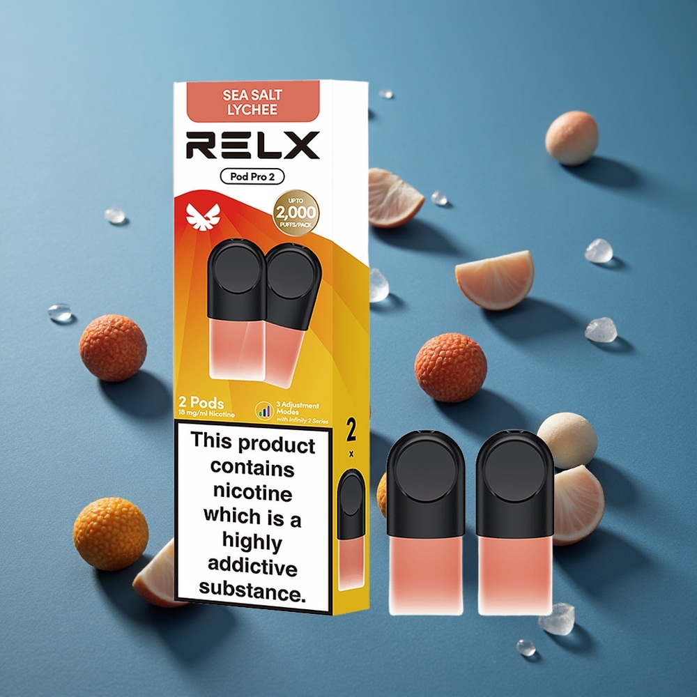 RELX Pod Pro 2 ליצ'י ים מלח 1.9ml 600 שאיפות
