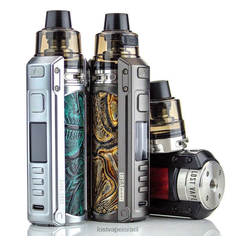 Lost Vape URSA Quest ערכת רב | 100 וואט אלגום שחור/אדום L26X4189 | Lost Vape Customer Service